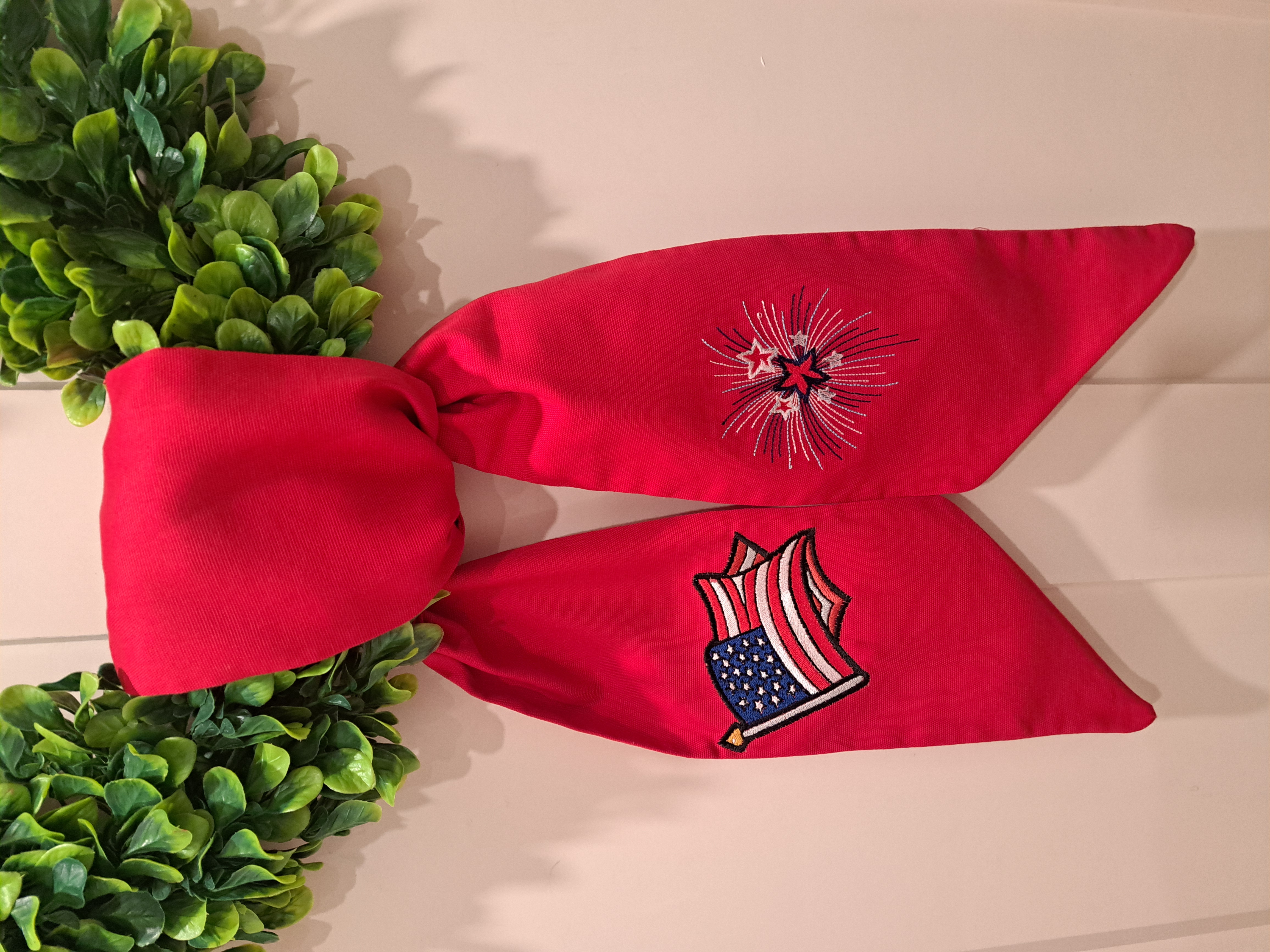 AmericanFlag Firework embroidery pattern, photo 3
