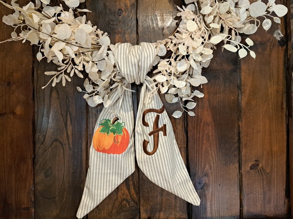 Pumpkin Fall embroidery pattern, photo 2