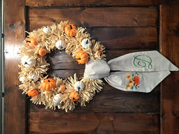 Pumpkin Sunflower embroidery pattern, photo 1